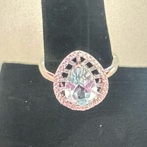 Blue Gemstone Ring Elegant Jewelry